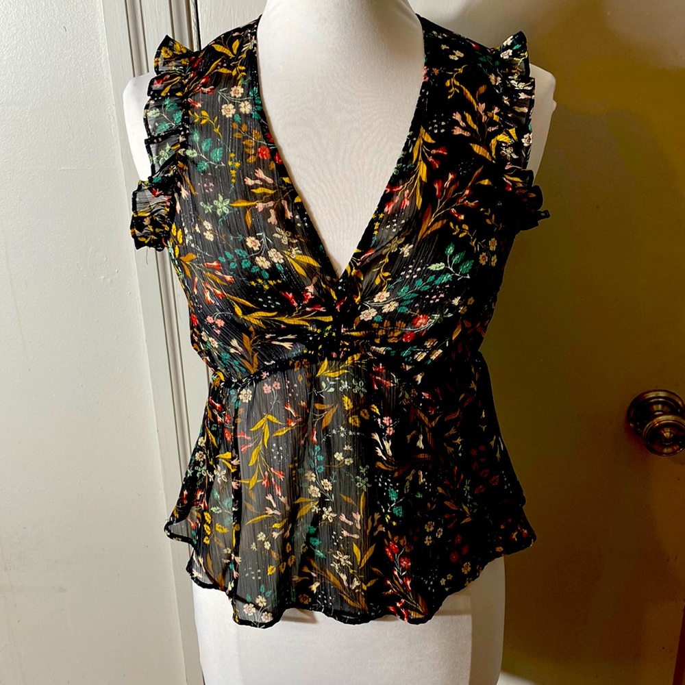 NWT floral Zara top